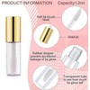 Nicoone Lip Gloss Tubes, 45Pcs 1. 2ml Mini Refillable Empty