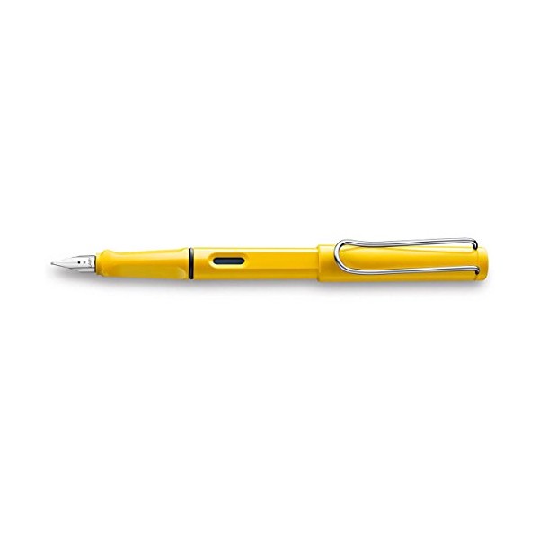 Lamy Safari Fountain Pen, Yellow Fine Nib (L18F)