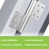 Door Hinge Plastic Washer Fitting Rings 100PCS Round Nylon Flat