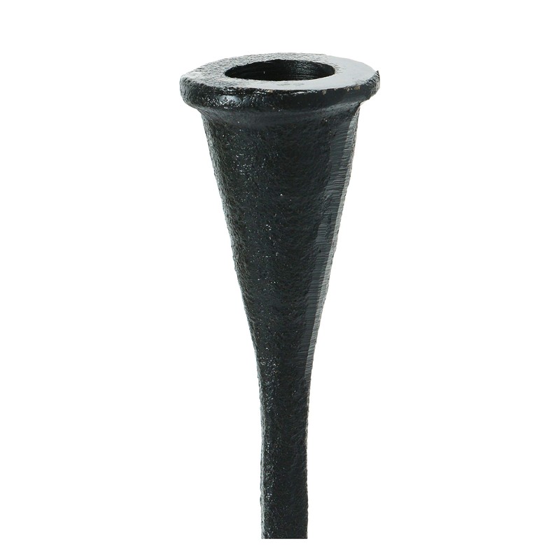 Creative Co-Op Cast Metal Taper Holder, Black