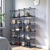 TUMUCUTE Wire Cube Storage Organizer, 20-Cube Metal Storage Shelves Bookshelf,