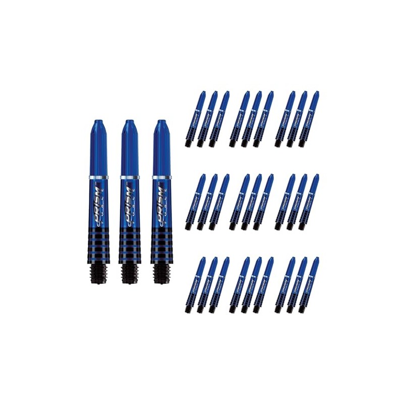 WINMAU Prism Force Blue Short Polycarbonate Dart Stems (Shafts) -