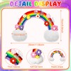 Rainbow Butterfly Flower Hair Clip Kit Crazy Hair Day