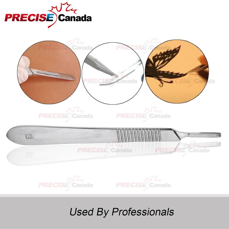 PRECISE CANADA: 100 Scalpel Blades #10 and Includes ONE Handle
