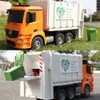 DOUBLE E Benz Licensed Remote Control Garbage Truck Electric Recycling
