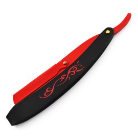 Professional Floral Style Barber Shaving Razor - Straight Razor - Men Grooming Kit - Cut Throat Safety + 10 Blades