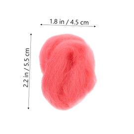 Gadpiparty 36Pcs DIY Needle Felting Wool Kit Per Color Assorted Wool Roving for Crafting for Needle Felting Wet Felting Jewelry Making Fun Family Activities