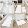 Bsmathom Bathroom Rugs Sets 3 Piece, Soft Non Slip Microfiber