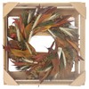ANDALUCA Harvest Burnt Orange Natural Willow Eucalyptus Wreath