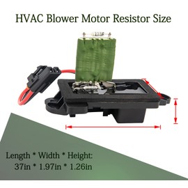 89019088 Blower Motor Resistor, Blower Fan Speed Resistor Kit with Harness Compatible with Chevy Silverado GMC Suburban Sierra Yukon 2003-2006, Replaces# 973-405, 15-81086, 22807123