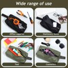Larrel Pack of 2 Small Portable Tool Bag, Waterproof Zip