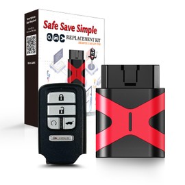 Simple Programmable Keyfob, Car Key Fob OBD Programmer Kit Replacement for 2019 2020 2021 2022 Honda Passport Pilot Smart Remote Key KR5V44 (OBD Tool Kit)