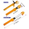 Dodomes Steering Wheel Lock Anti-Theft Heavy Duty Secure Car Device,