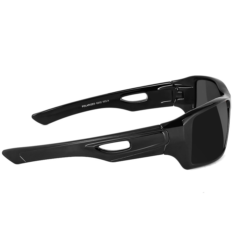 MAXJULI Polarized Wrap Around Sunglasses for Men Women 100% UV400