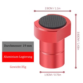 Bench Hook 19 mm, Fleymu Pack of 8 Aluminium Alloy Bench Dog, Bench Dog Clamp, Woodworking Table, Workbench Holding Tool Accessories, for All Flat Span Tables with 19 mm Holes (19 mm)