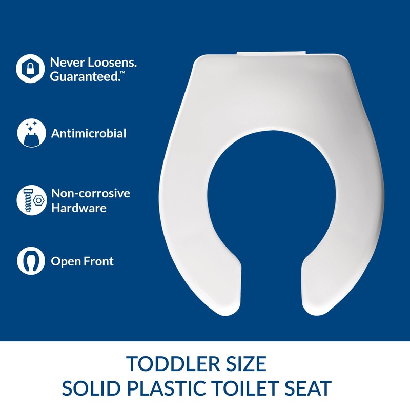 BEMIS BB955CT Commercial Heavy Duty Open Front Baby/Toddler Plastic Toilet