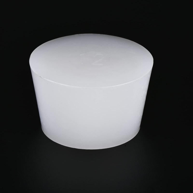 MECCANIXITY Silicone Rubber Tapered Plug 51.5mm to 62mm Solid White