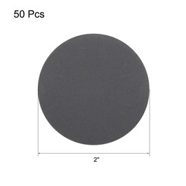 uxcell 2-Inch Hook and Loop Sanding Disc Wet/Dry Silicon Carbide 800 Grit 100 Pcs