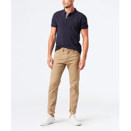 Dockers Men's Straight Fit Jean Cut All Seasons Tech Pants (Standard and Big & Tall), New British Khaki, 33W x 32L