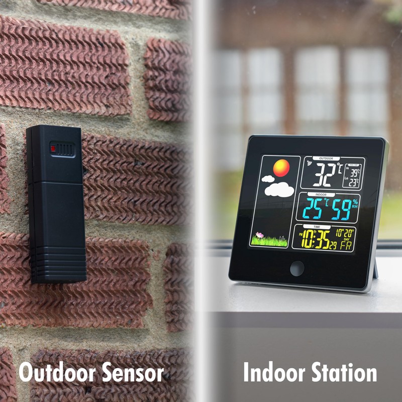 RED5 All In One LED Indoor Weather Station with External