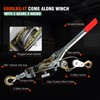 Come Along Winch,4-Ton (8800lbs) Pulling Capacity, Heavy Duty Power Cable