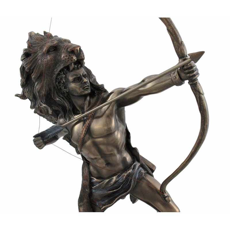 Hercules Shooting Arrow Statue Sculpture Greek Myth
