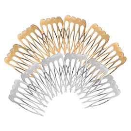IWOWHERO 12pcs Women Hair Side Combs French Hair Styling Comb Clips for Daily Use