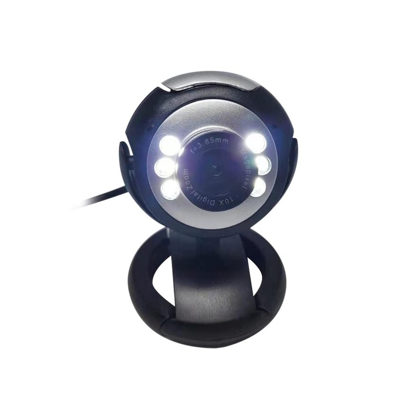 Multi-Megapixel USB Webcam, HD Pro Webcam, 10X Digital Zoom, Plug