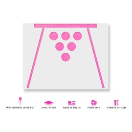 Wiccan Yule Symbol Stencil - Stencil Art, Design Unique Decorations for Each Special Occasion