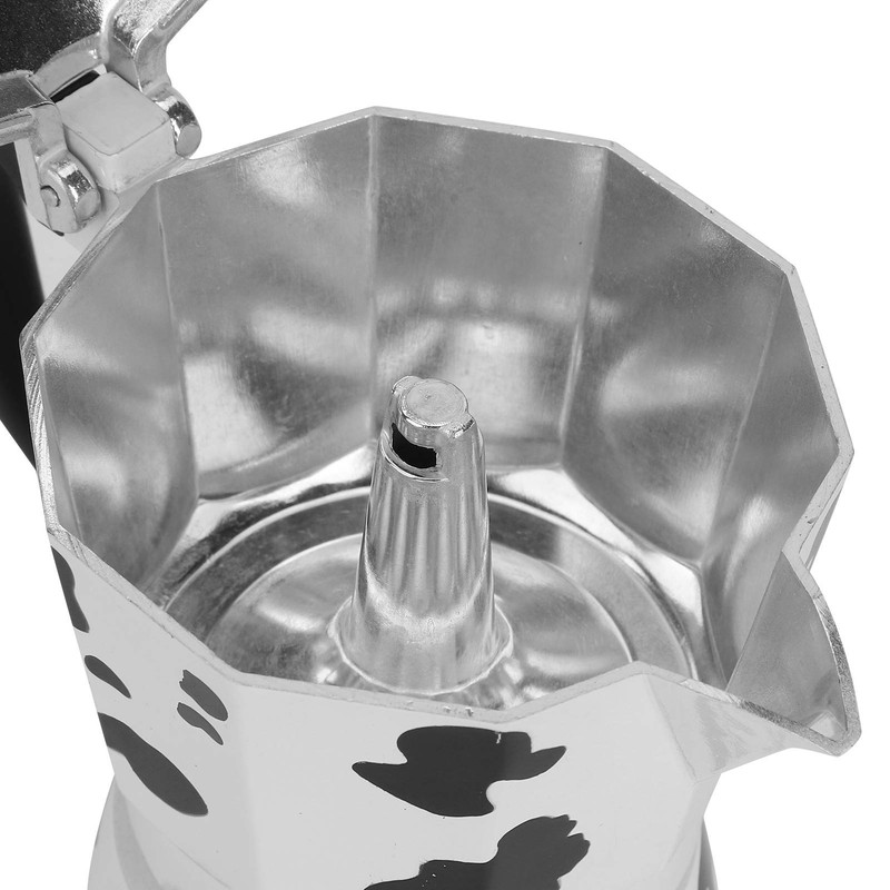 Aluminium Coffee Pot - Coffee Maker - Milk Cow Color