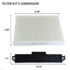 GZZTORES 68406048AA Cabin Air Filter with Filter Access Door for