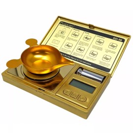 Fuzion Gold Fuzion High Precision Milligram Scale, 50g × 0.001g Digital Pocket Scale
