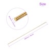 DMiotech 10 Pack 0.8mm x 200mm Brass Rods, Solid Round