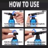 Hotdevil 20g Refillable Butane Torch Industrial Torch Adjustable Double Flame