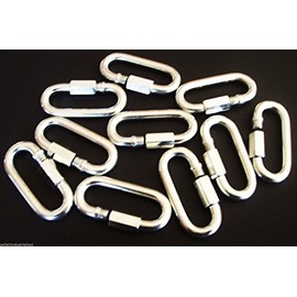 10 Goliath Industrial Quick Link 7/16" 2800lb Strength QL716 Safety Tow Chain