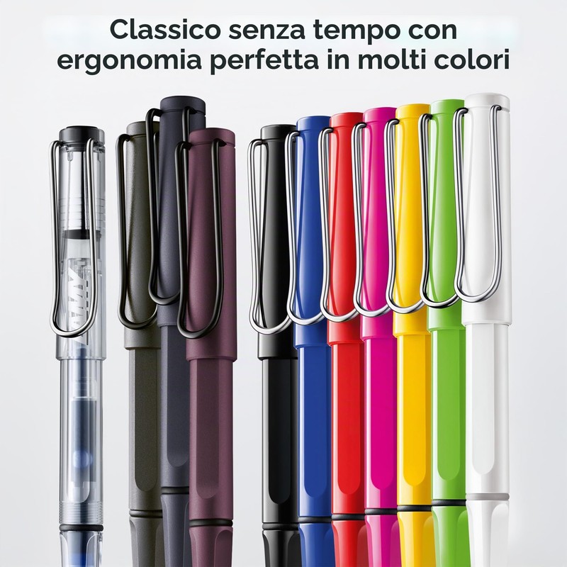 Lamy safari roll-ink vista – Penna roller con cartuccia d'inchiostro,