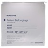 McKesson Patient Belongings Bag with Drawstring Closure, Clear, 4 in