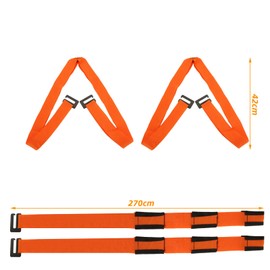 2PCS Moving Straps,2-Person Shoulder Lifting and Moving System for Appliances, Adjustable Shoulder Lifting Durable Lifting Strap for Move,Lift,Carry,Secure Furniture,Mattresses, 800lbs