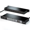 10 Outlet Power Conditioner, 3000W 1U Rack Mount Power Sequencer