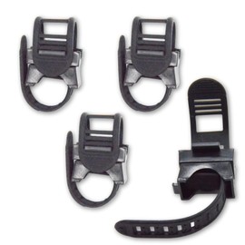 calm wish Rod Fishing Rod Holder Clip Keeper Carry Band Car Ceiling Rod Hanging Car Storage Bicycle Light Hold Fixing Set of 4