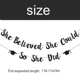 FFangBox,Letter Pull Flag Pull Banner Classic Hanging Flag for Graduation Party Celebration