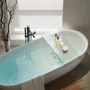 Dusky Shark Clear Acrylic Bathtub Tray Bathroom Caddy Shelf Waterproof