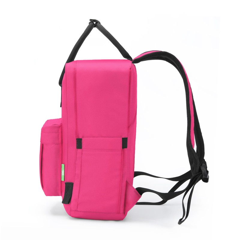 ECO CHIC Waterproof Recycled Canvas Twin Handle Backpack (Fuchsia)
