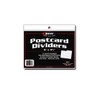 BCW Postcard Dividers | 4x6 Polyethylene Index Card Dividers |