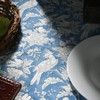 Cotton Print Club 'Blue Sapphire' Block Print Tablecloth - Round