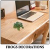 Gatuida 2 Pieces Swimming Frog for Mini Pond, Frog Decoration