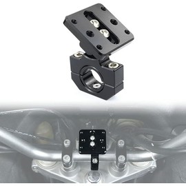 xitomer GPS Mount Bracket Fit for Grom MSX125 13-22 CB500X 13-18 / CB1000R 80-21 / Tracer 900 15-21 / GSX-S750 15-23/ V-Strom 650 / Z1000 03-23 / Scrambler 1100 Handlebar Clamp
