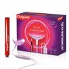 Colgate Optic White ComfortFit Teeth Whitening Kit - LED Light and Whitening Pen - Enamel Safe - Works with iPhone and Android