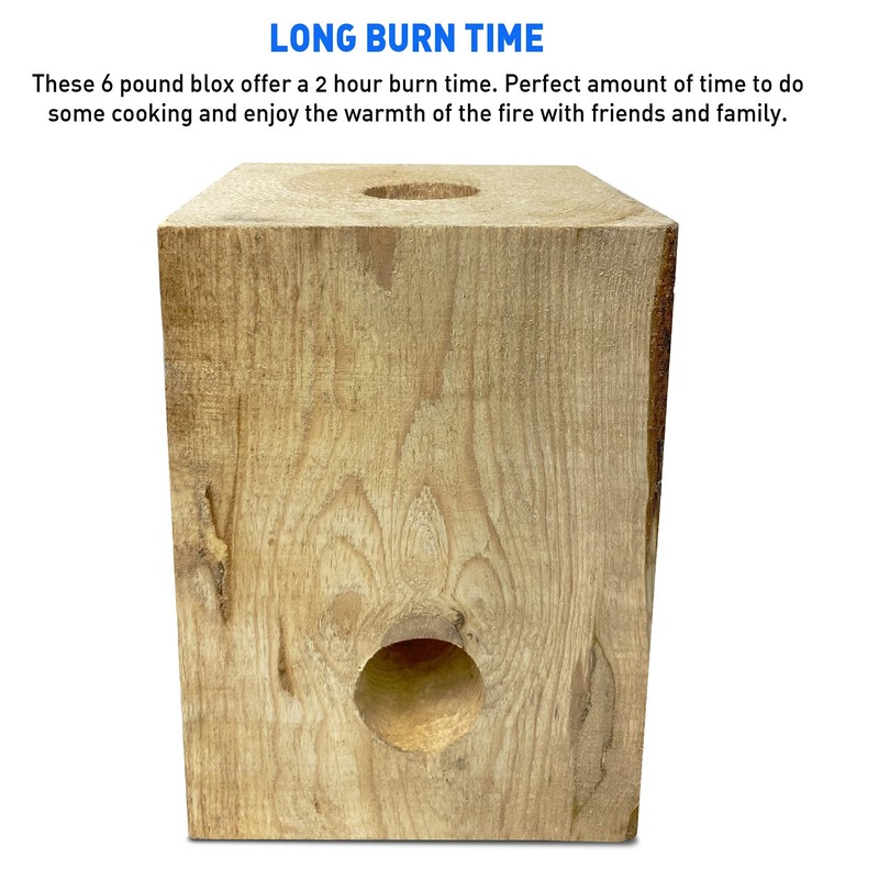 Burning BLOX Campfire Bonfire Firewood – Easy Light – Easy