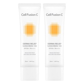 Cellfusion C Derma Relief Sunscreen 100 SPF50+ PA++++, 50ml, 2 pcs / 셀퓨전씨 더마 릴리프 썬스크린 100 SPF50+ PA++++, 50ml, 2개
